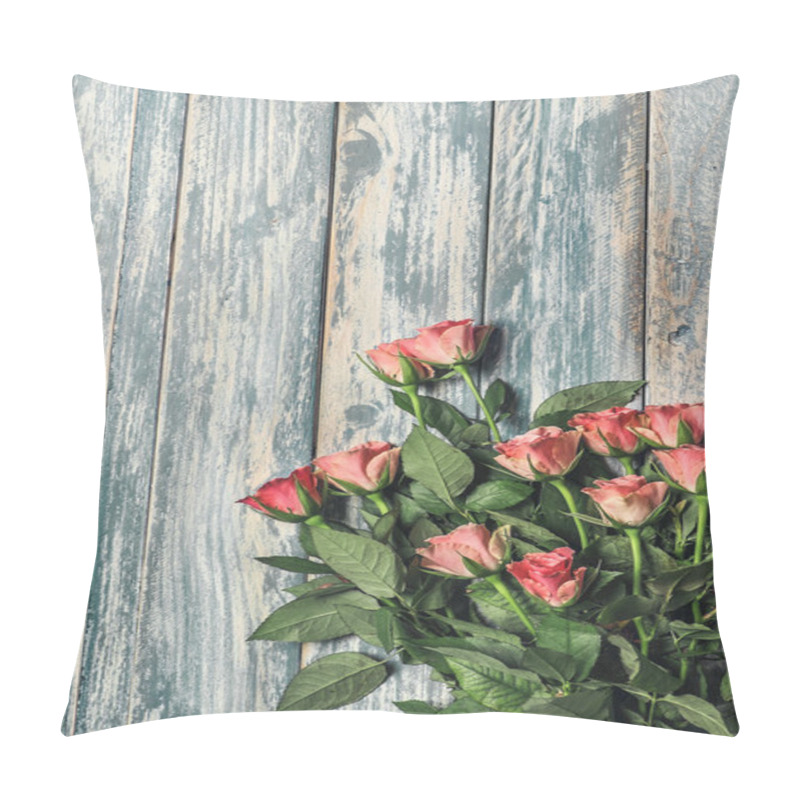 Personality  Pink Roses Bouqet Pillow Covers