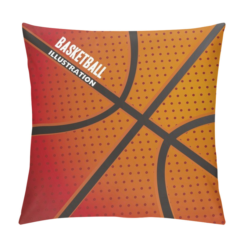 Personality  Basketball Ball Pattern Pillow Covers