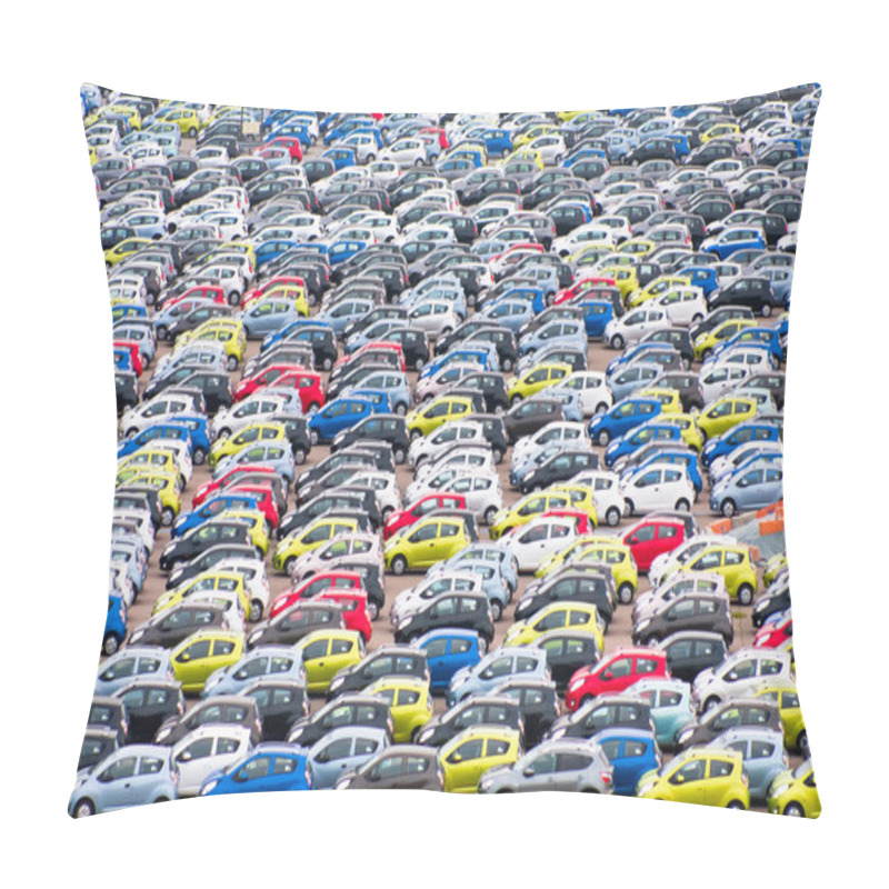 Personality  Big Car Parking In Copenhagen Harbor Pillow Covers