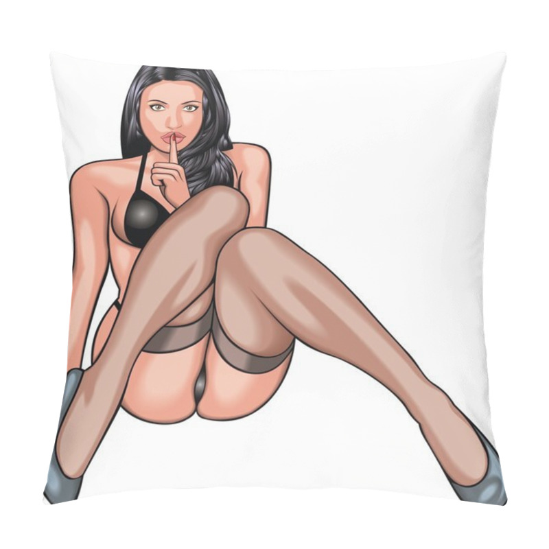 Personality  Nice Woman Want Be Naked Pillow Covers