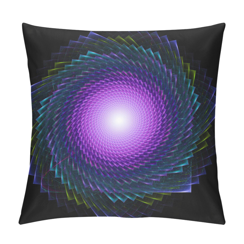 Personality  3D Surreal Illustration. Sacred Geometry. Mysterious Psychedelic Relaxation Pattern. Fractal Abstract Texture. Digital Artwork Graphic Astrology Magic Pillow Covers