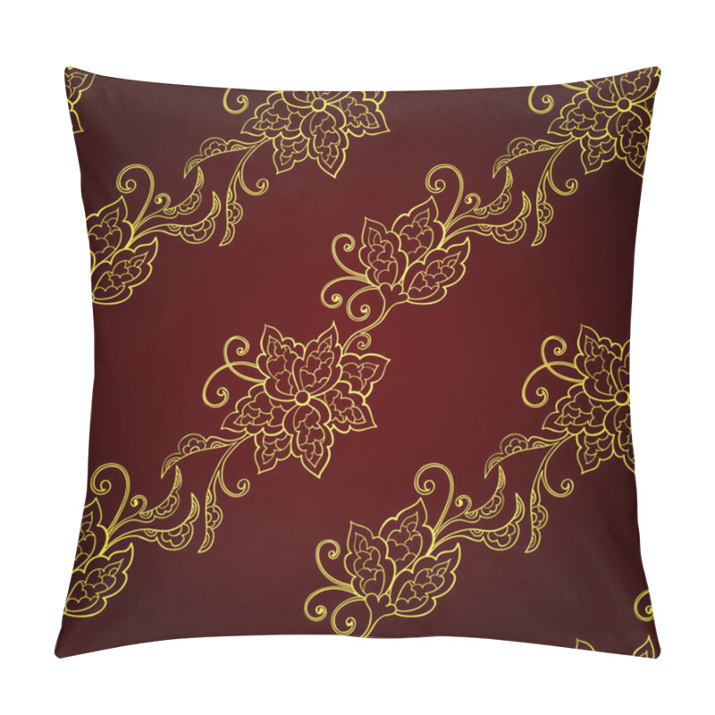 Personality  Seamless Floral Pattern Pillow Covers