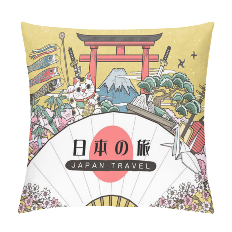 Personality  Gorgeous Japan Travel Poster Pillow Covers