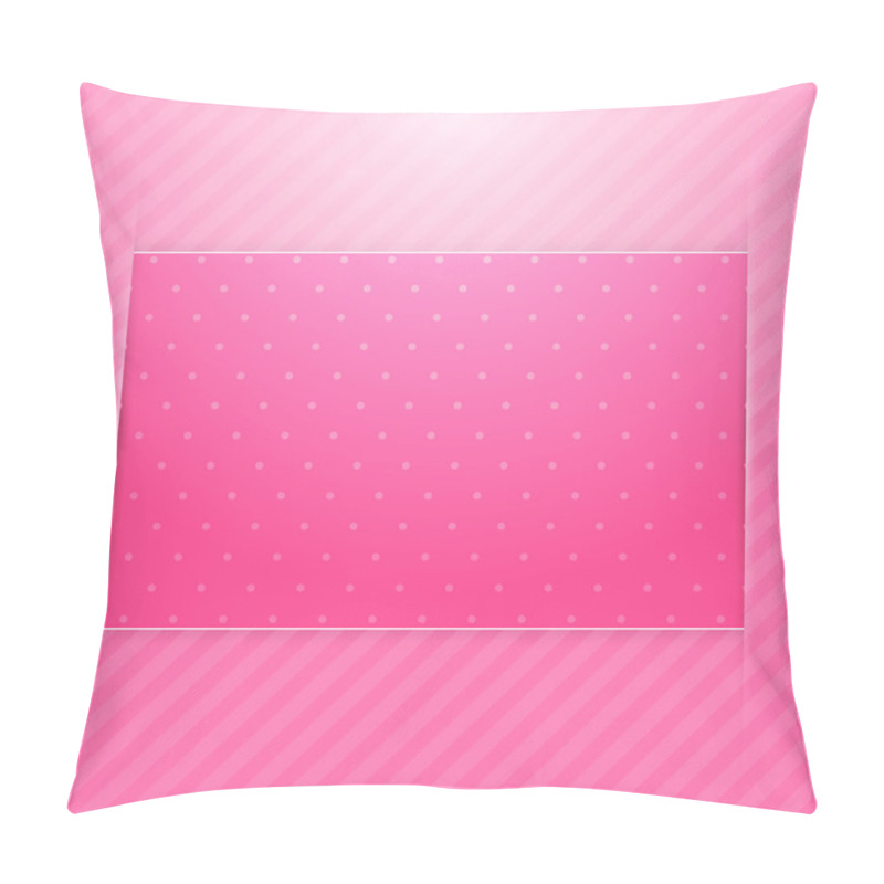 Personality  Vector Pink Background,  Vector Illustration   Pillow Covers