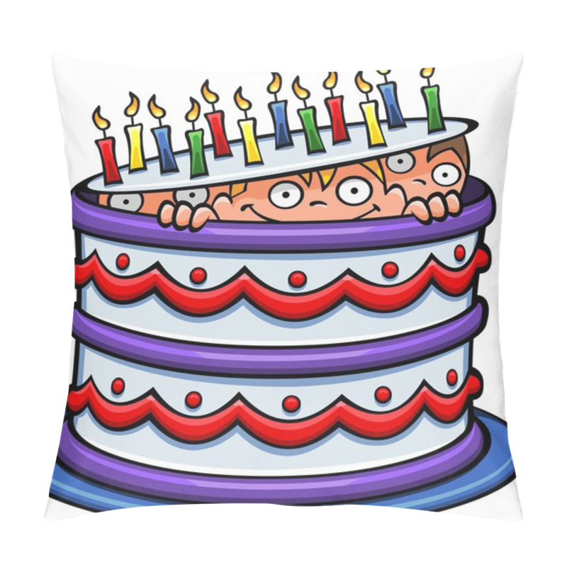 Personality  Birthday Cake Pillow Covers