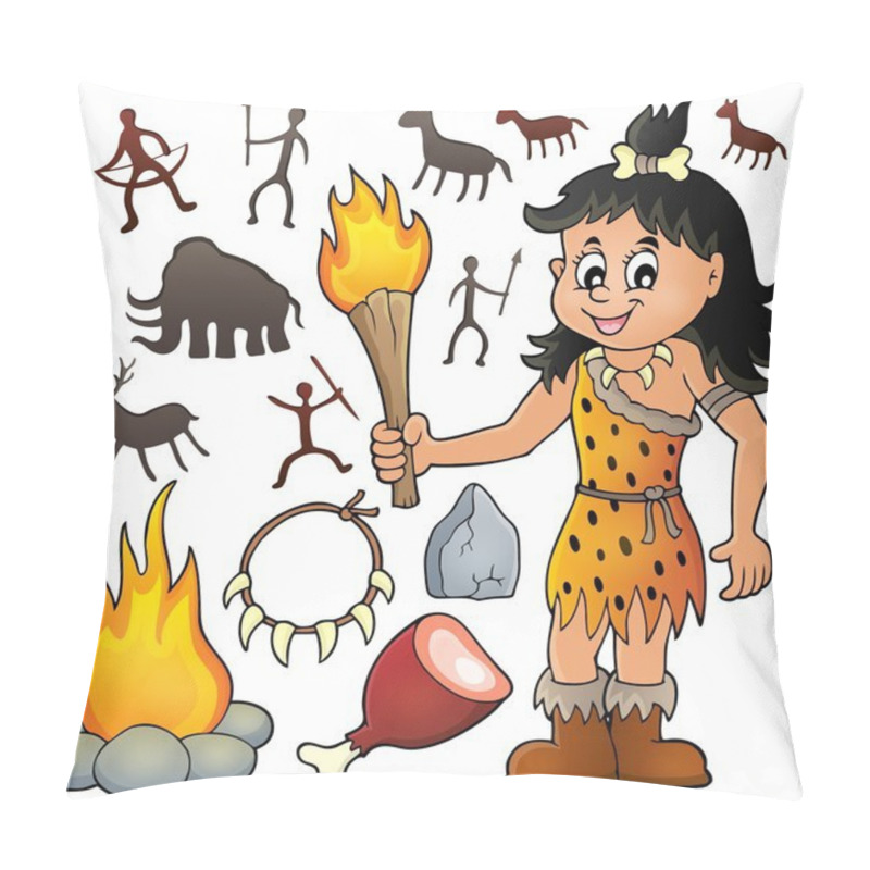 Personality  Prehistoric Theme Set 3 Pillow Covers