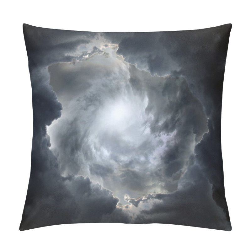 Personality  Dramatic Clouds Background Pillow Covers