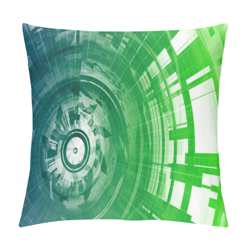 Personality  Technology Abstract Pillow Covers