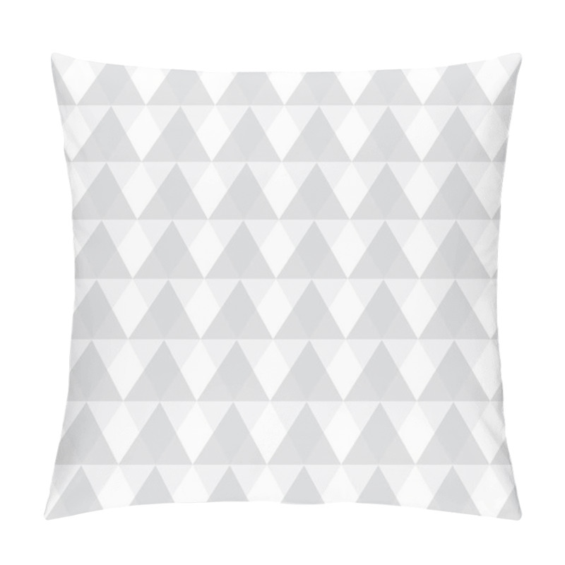 Personality  Vector Light Grey Geometric Triangles Seamless Repeat Pattern Background. Perfect For Modern Fabric, Wallpaper, Wrapping, Stationery, Home Decor Projects. Pillow Covers