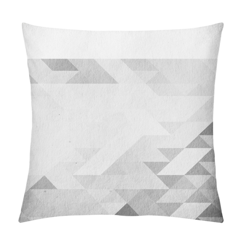 Personality  Gray Retro Mosaic Background Pillow Covers