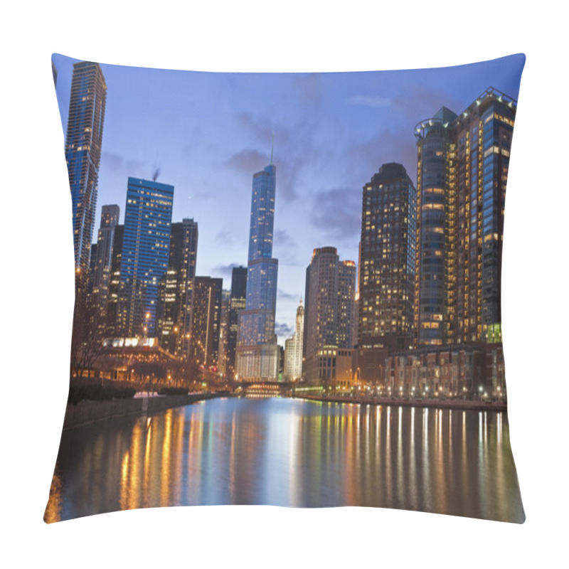 Personality  Chicago Riverside. Pillow Covers