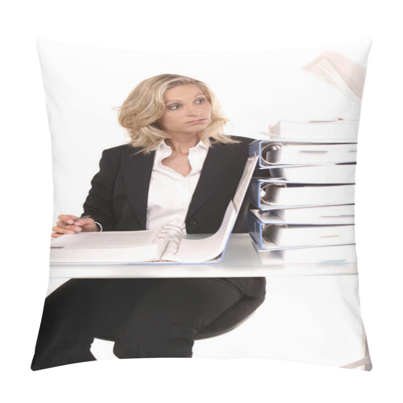 Personality  Portrait Of Beauty Young Woman  Pillow Covers