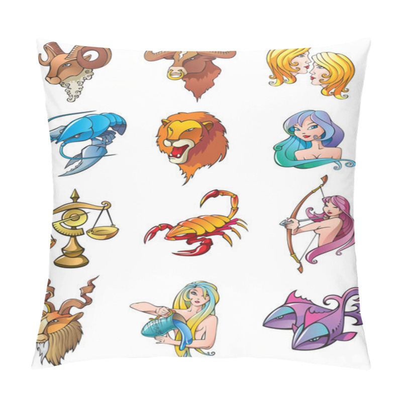 Personality  Zodiac Signs Pillow Covers