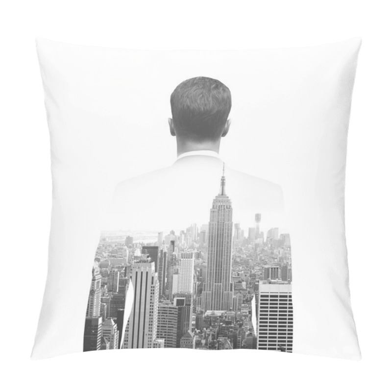 Personality  Businessman In Suit Pillow Covers