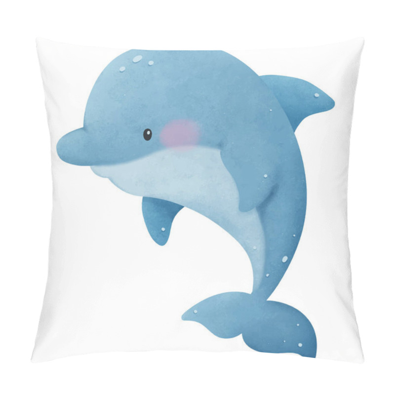 Personality  Adorable Sea Life Hand Drawn Illustration Pillow Covers