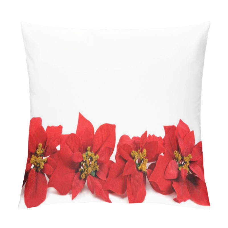 Personality  Poinsettias Flower Pillow Covers