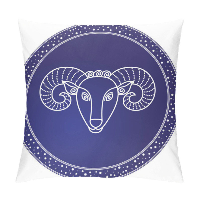 Personality  Aries Astrology Element For Horoscope Zodiac Sign Pillow Covers