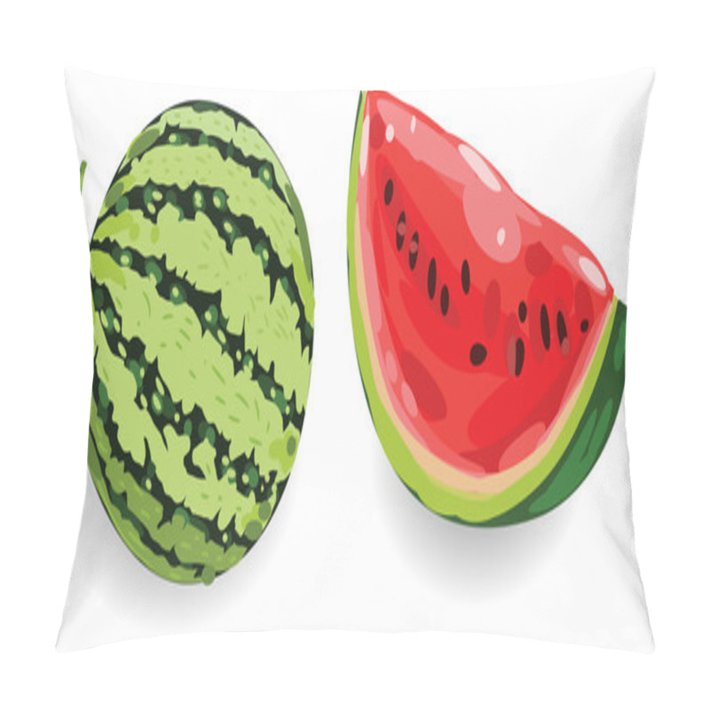 Personality  Hand Drawn Watermelon Set Pillow Covers