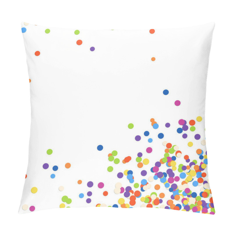 Personality  Background Confetti Bottom Right Corner Pillow Covers