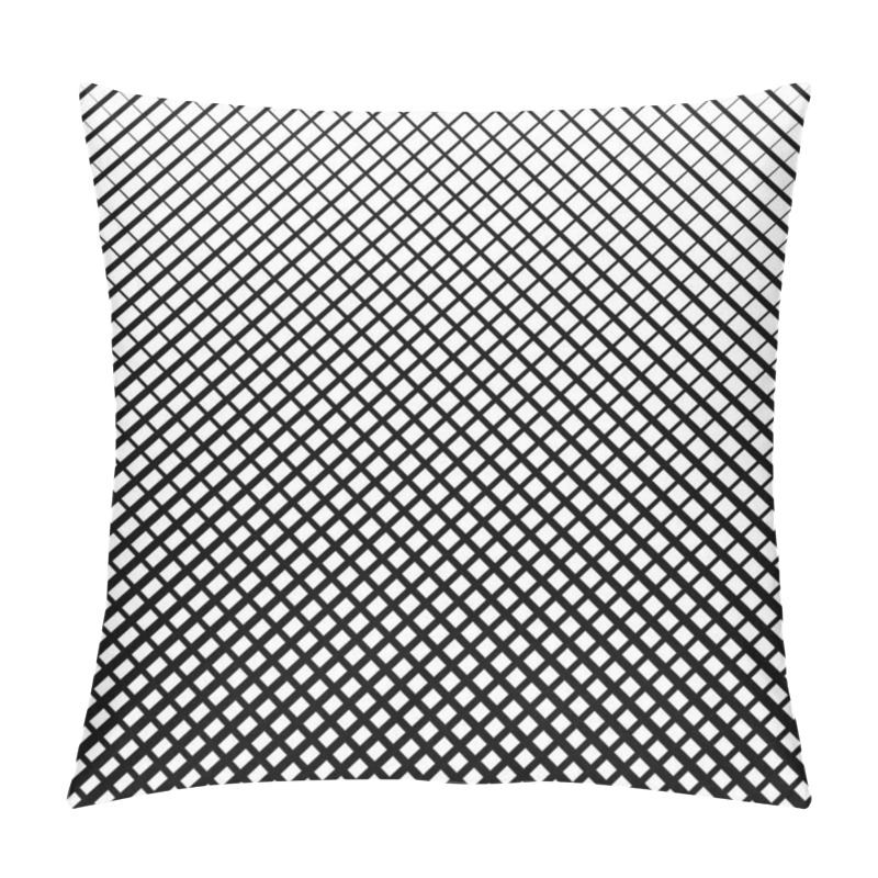 Personality  Skew, Diagonal, Oblique Lines Grid, Mesh.Cellular, Interlace Bac Pillow Covers