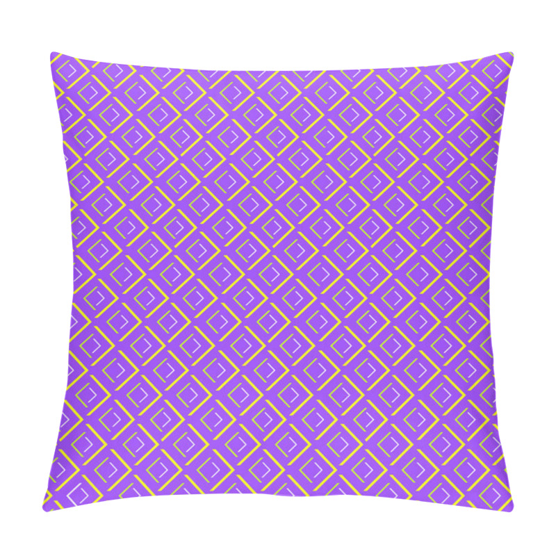 Personality  Abstract Geometric Diamond Shape Seamless Pattern Pillow Covers