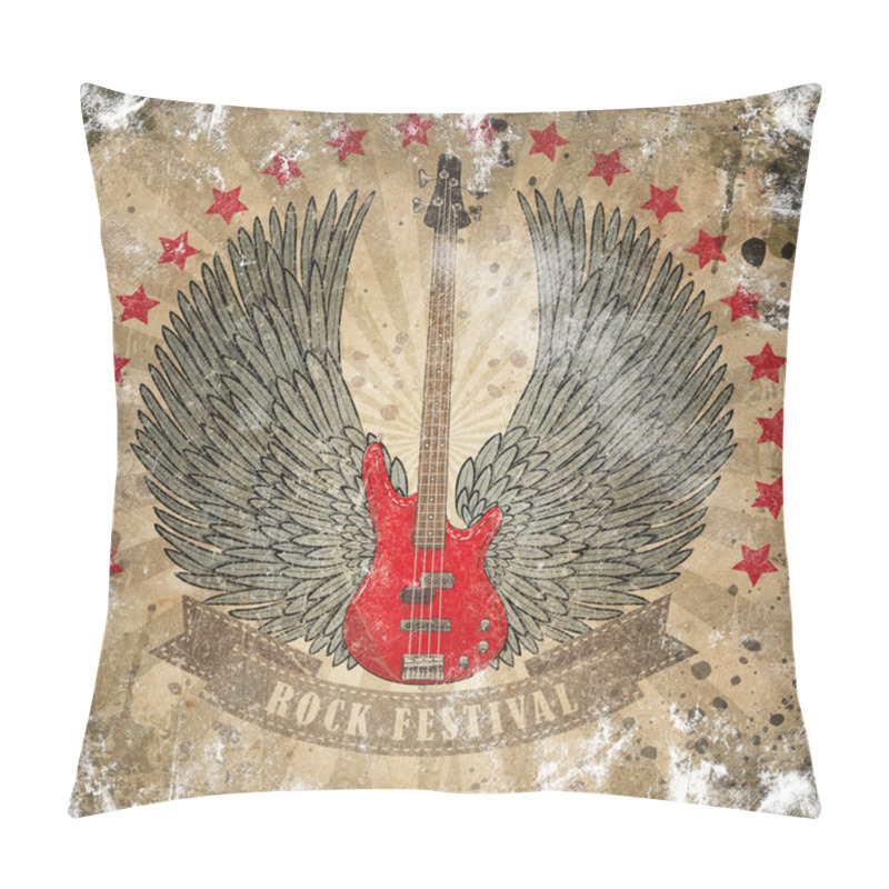 Personality  Guitar Music Poster Pillow Covers