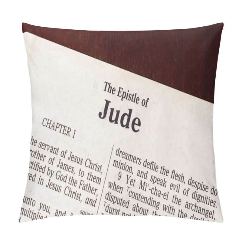 Personality  This Is The King James Bible Translated In 1611.  There Is No Copyright.  Title Page To Jude Pillow Covers