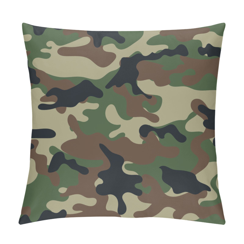 Personality  Camouflage Seamless Pattern. Pillow Covers