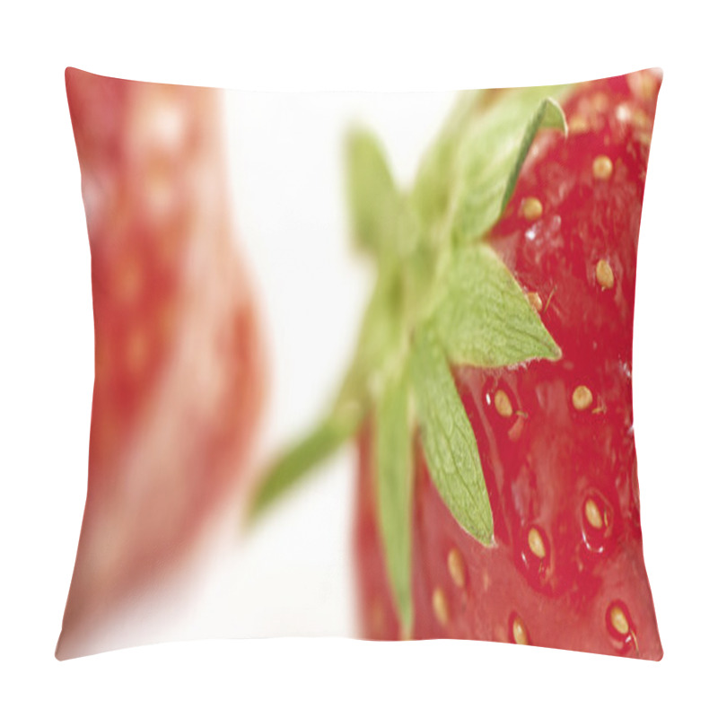 Personality  Strawberry Macro Pillow Covers