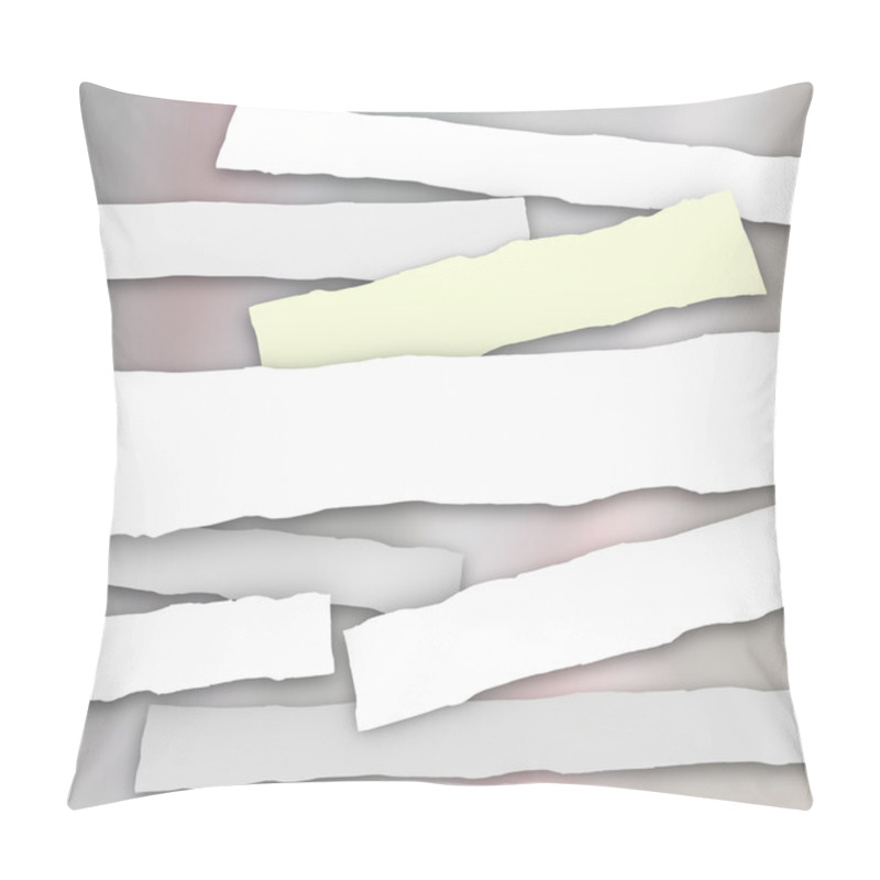 Personality  Blank Newspaper Headlines Pillow Covers