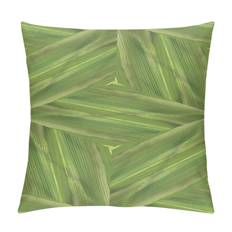 Personality  Abstract, Seamless, Green, Floral Pattern Pillow Covers