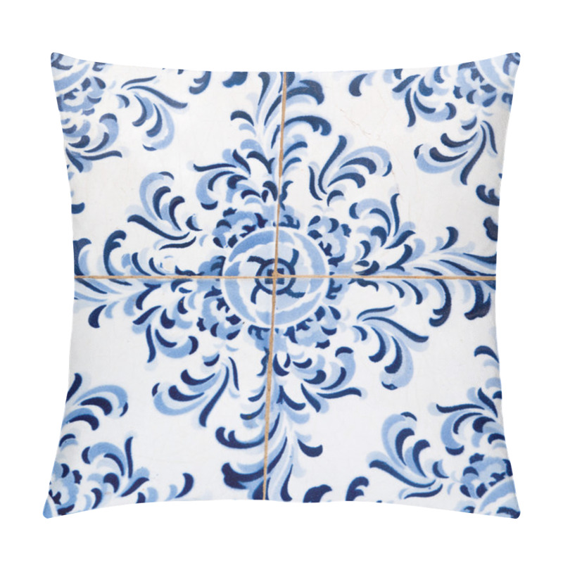 Personality  Traditional Portuguese Glazed Tiles Pillow Covers