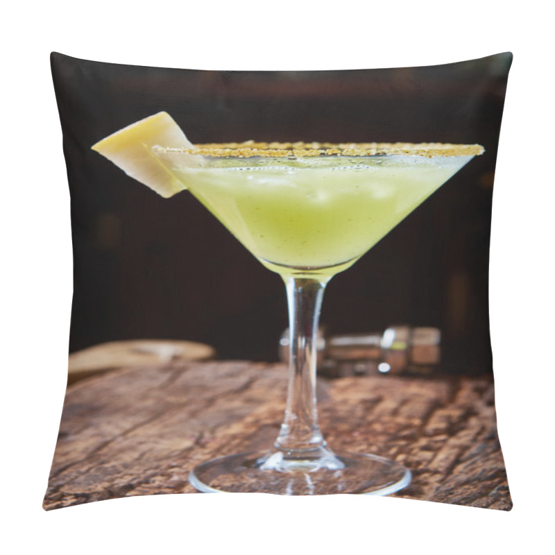 Personality  Green Margarita Melon Cocktail  Pillow Covers