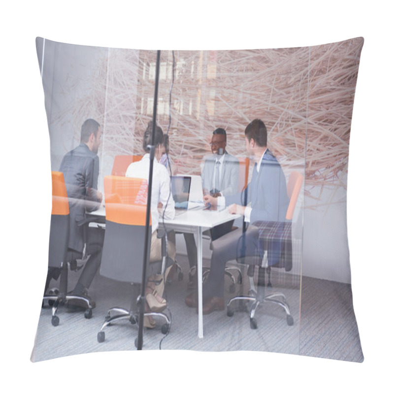 Personality  Business People, Team At Office Pillow Covers