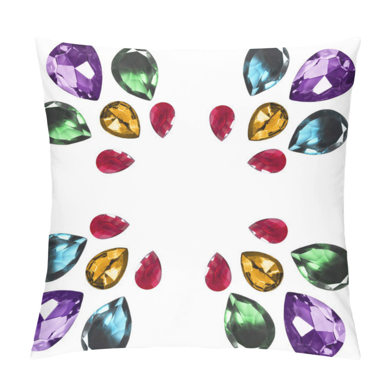 Personality  Gem Stones Isolated Pillow Covers