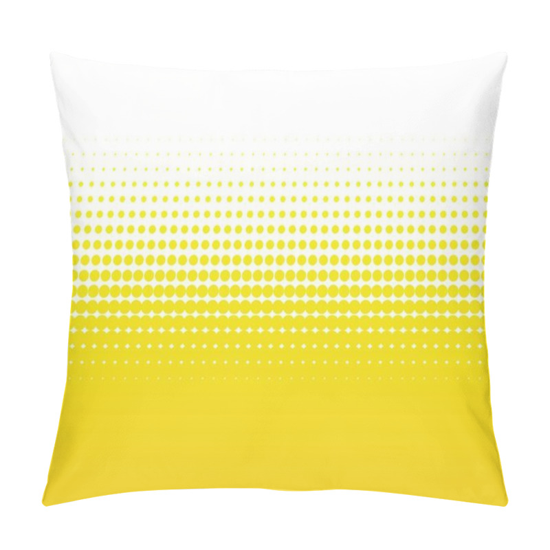 Personality  Background White And Orange With Transitions Made Of Dots Pillow Covers