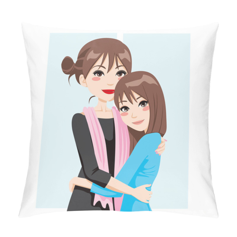 Personality  Mother Daughter Love Pillow Covers