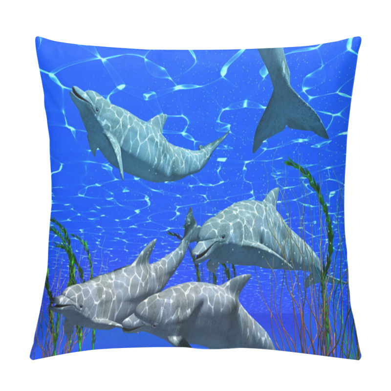 Personality  Dolphins Pillow Covers