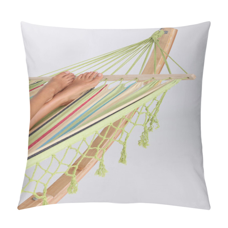 Personality  Relaxing In A Hammock Pillow Covers