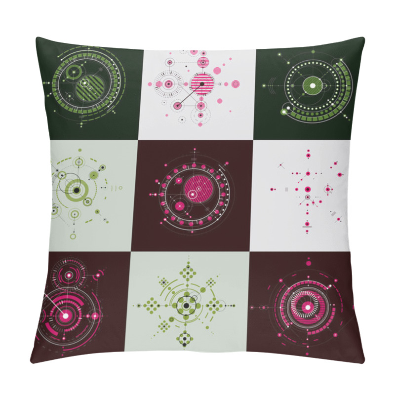 Personality  Collection Of Bauhaus Retro Wallpapers Pillow Covers