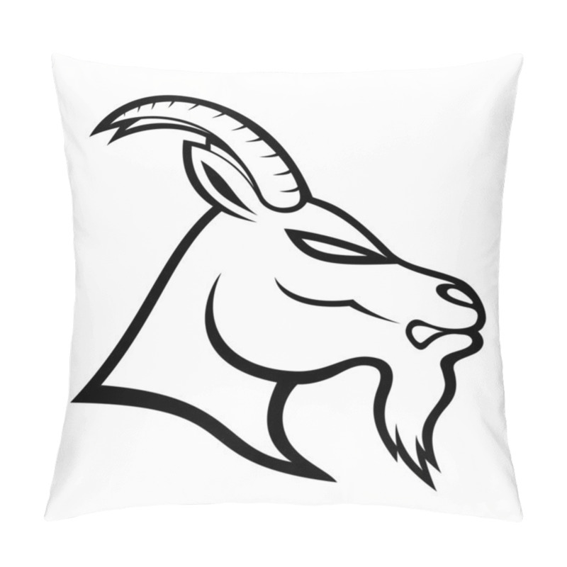 Personality  Vector Sign. Goat. Pillow Covers