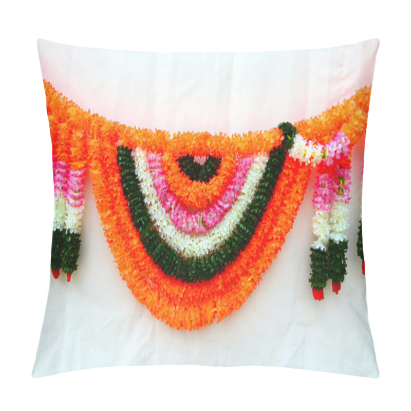 Personality  Flowers Decoration For Indian Festival Pillow Covers