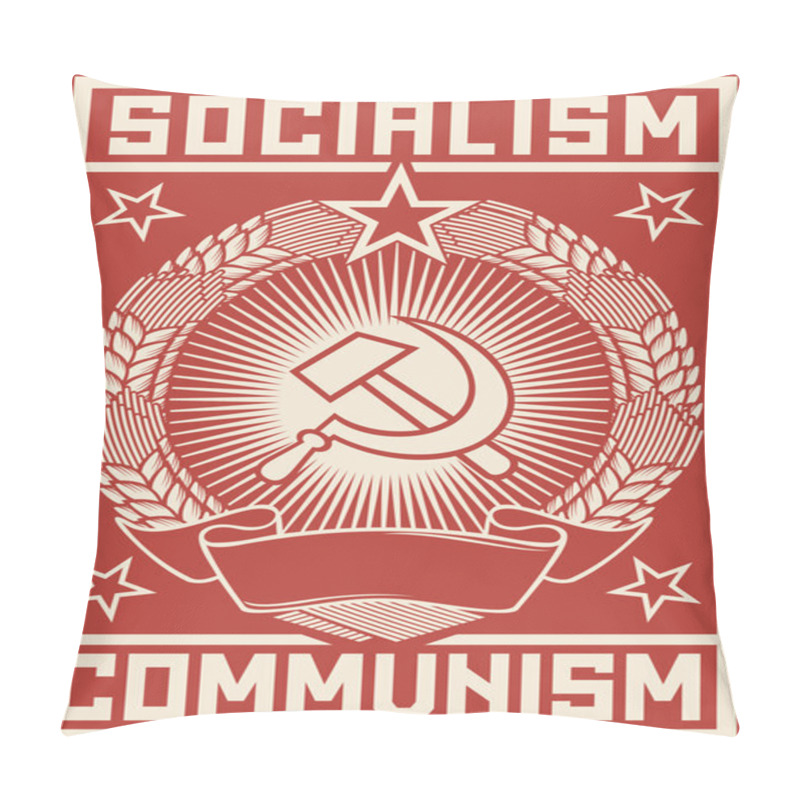 Personality  Socialism - Communism Poster Pillow Covers