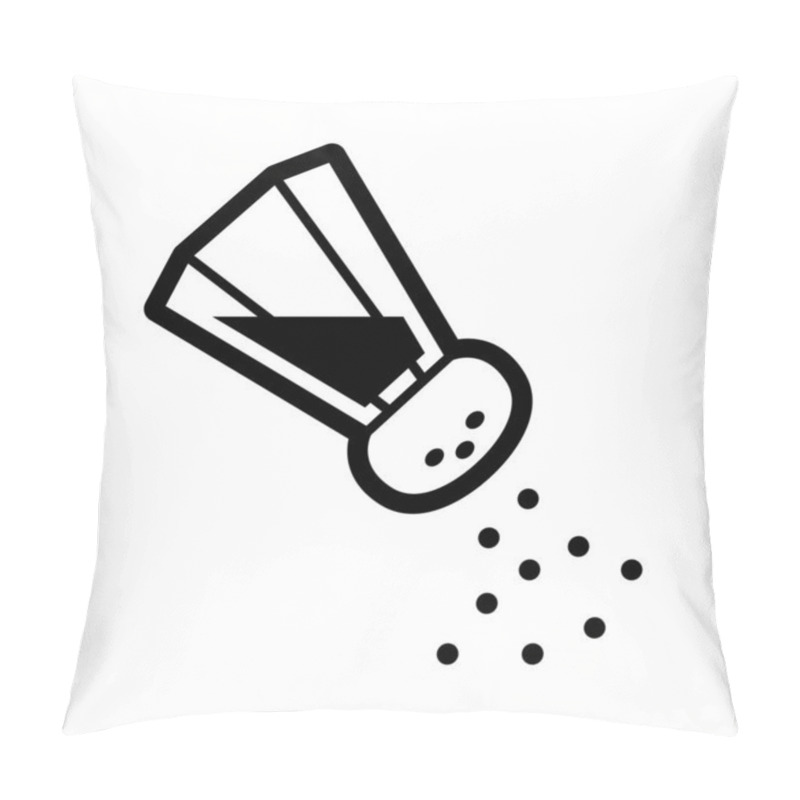 Personality  Salt Shaker, Design Vector Illustration Pillow Covers