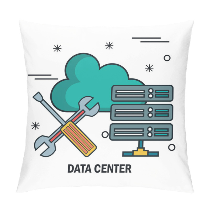 Personality  Support Cloud Data Center Isolated Pillow Covers