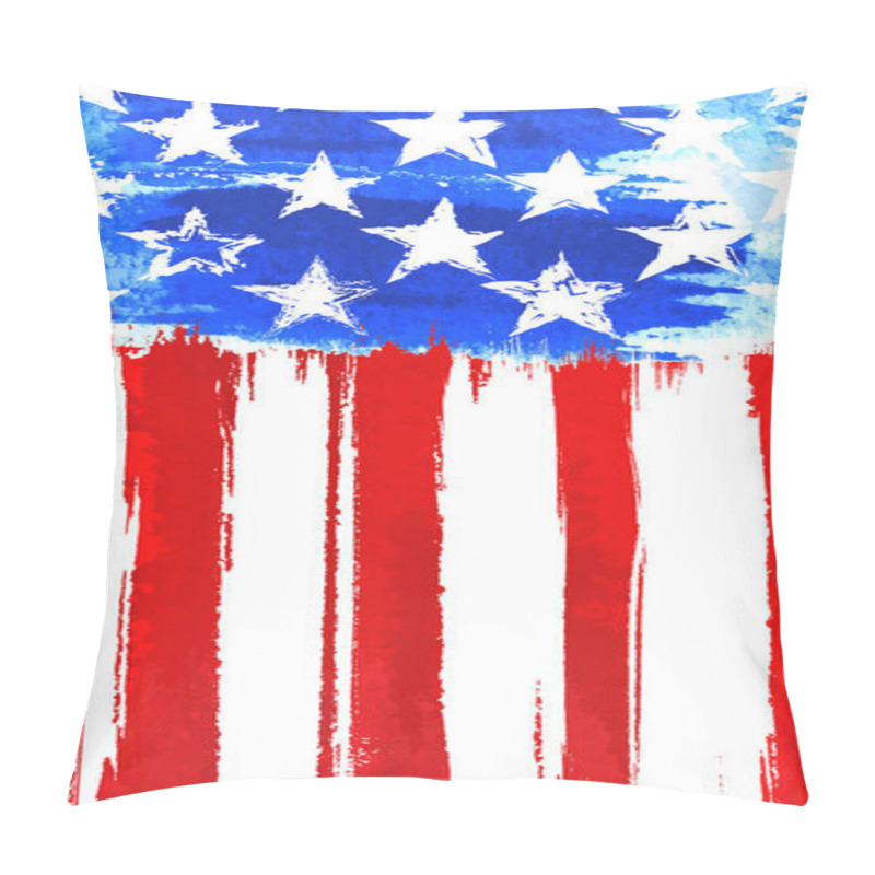 Personality  Stars & Stripes American Painting, Vertical Poster Pillow Covers