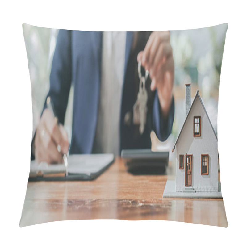 Personality  Real Estate Broker Residential House And Car Rent Listing Contra Pillow Covers