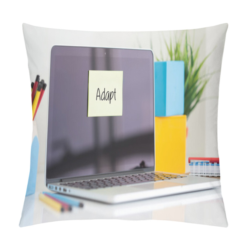 Personality  Sticky Note Pasted On Laptop Pillow Covers