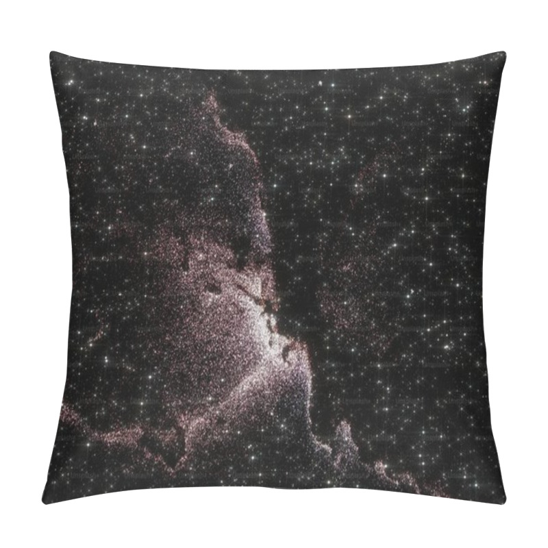 Personality  A Stunning Cosmic View Of A Star-filled Galaxy In Deep Space. Pillow Covers