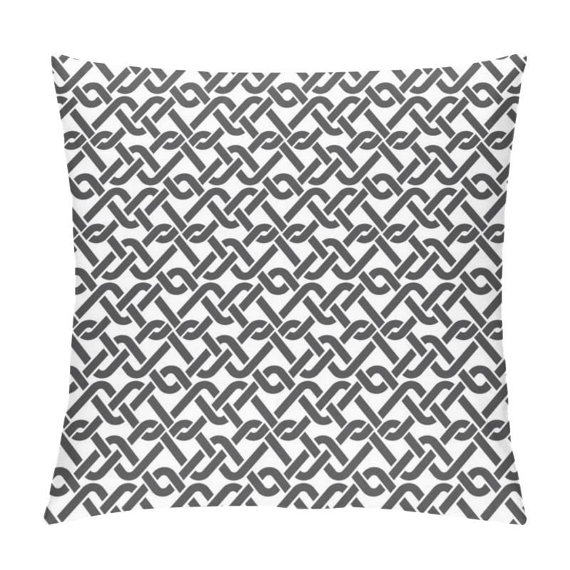 Personality  Seamless Pattern Of Braided Strips Pillow Covers